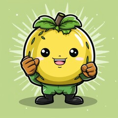 Cute Avocado Boxing , Cartoon Graphic Design, Background Hd For Designer
