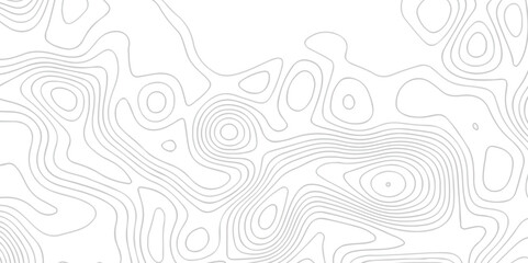 Fototapeta na wymiar Topographic map background geographic line map with seamless ornament design. The black on white contours vector topography stylized height of the lines map.