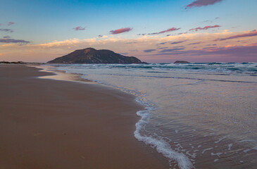 sunset on the beach Santinho Florianópolis Santa Catarina Brazil