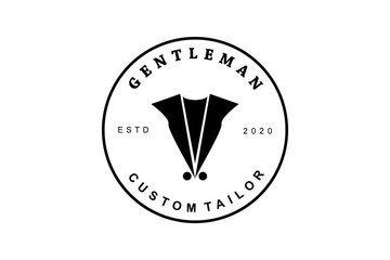 Bow Tie Bowtie Tuxedo Suit Gentleman Fashion Tailor Clothes Vintage Classic Logo design
