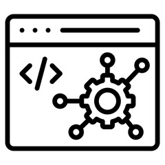 Obraz premium Api Integration Icon