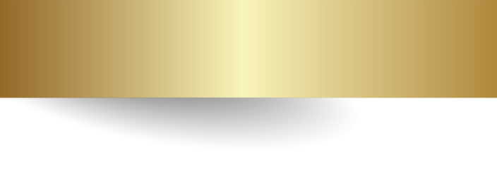 Gold paper rectangle and shadow, banners, label