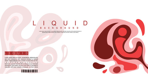 Blood liquid abstract graphic organic paper cut shapes. Dynamical waves, fluid shapes. banners with flowing lines, and Donor quotes. Blood donation. World Blood Donor Day. text space for typography.
