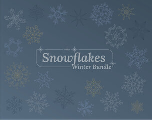 Snowflakes Winter Bundle