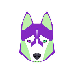 Dog Pet Animal Imaginary Color Silhouette Cartoon Logo Label Character Pattern Icon 