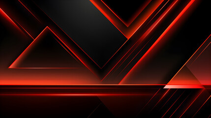 Red neon lines colorful abstrasct background