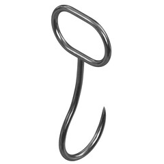 3D rendering illustration of a hay or meat hook