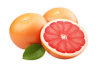 A Sweet and Tangy Grapefruit -on transparent backgroud