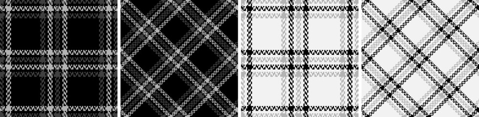 Straight and oblique cage pattern modern fashion herringbone texture.