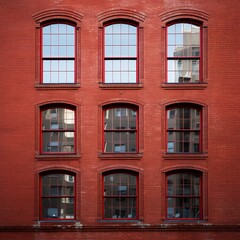 Fototapeta na wymiar a building with many windows