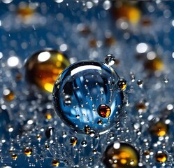 closed mercury bubbles