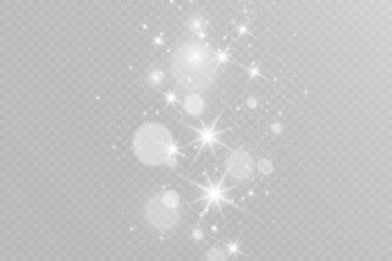 Brilliant dust vector shine. Glittering shiny ornaments for background. Vector illustration.	
