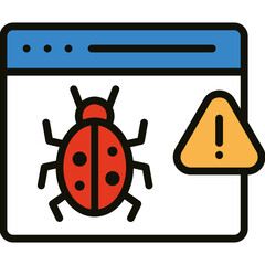 Obraz premium Debugging Icon