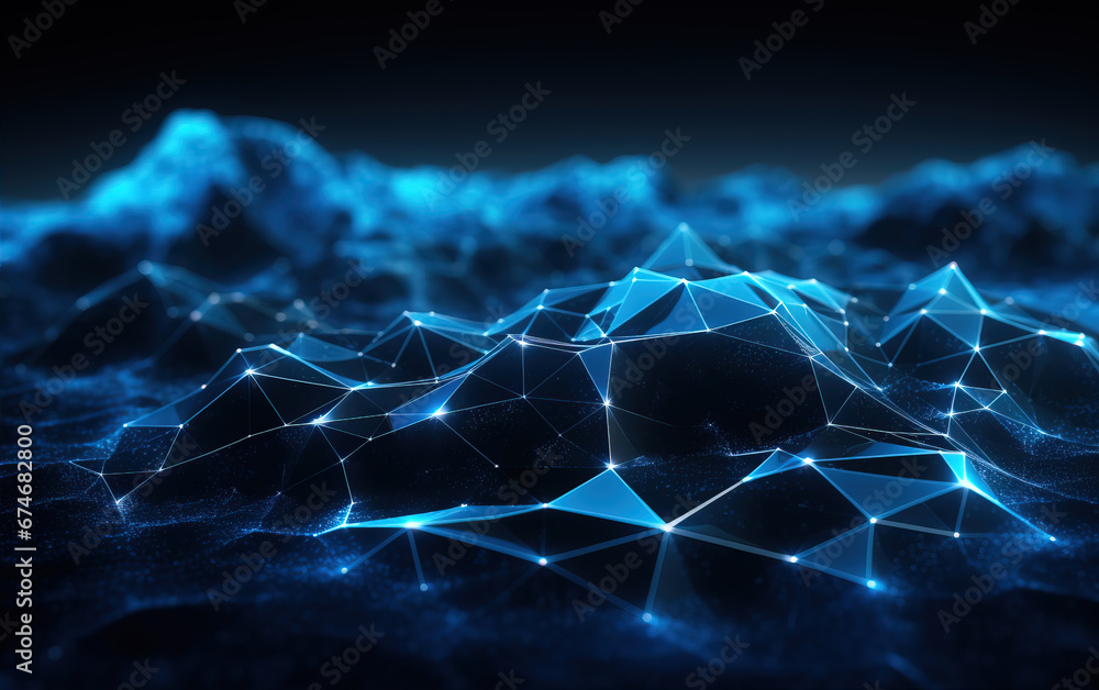 Sticker computer network concept illustration,created with generative ai tecnology.