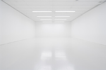 empty white room