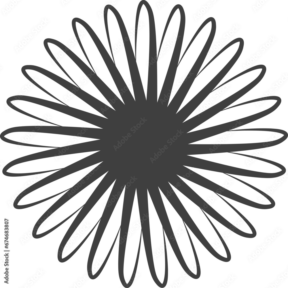 Poster spiral and swirl motion twisting circles design element set.