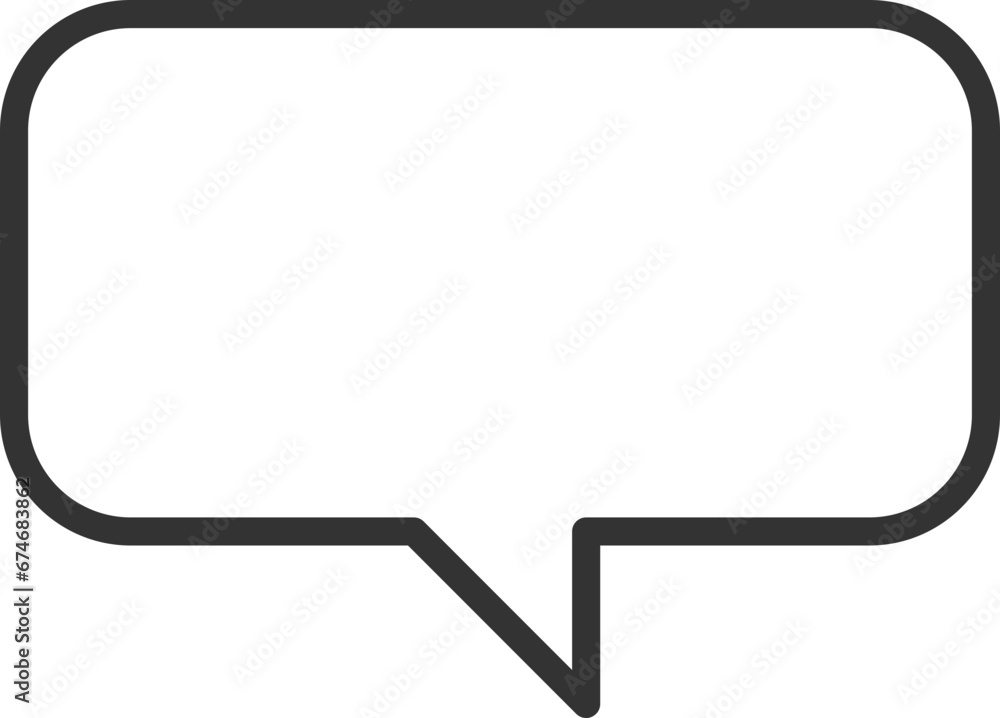 Poster talk bubble speech icon. blank empty bubbles vector design elements. chat on line symbol template. d
