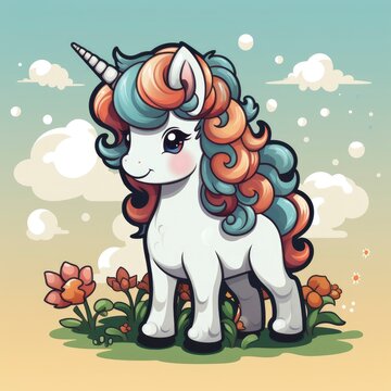 Cute Horse Riding Unicorn , Cartoon Graphic Design, Background Hd For Designer