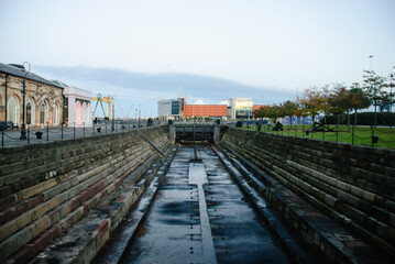 Fototapeta na wymiar Clarendon dry-dock, Belfast
