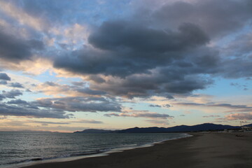Sunset
#tramonto 
#atardecer #sea #ocean clouds blue, peace, life
