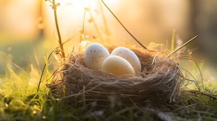 egg in the nest