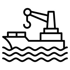 Obraz premium Ship Icon