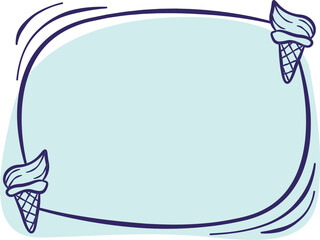 Playful Kids Doodle Frame Element