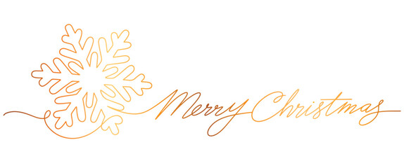 Fototapeta na wymiar merry christmas line art lettering with gold line vector eps