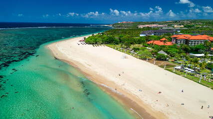 Aerial view of Nusa Dua Beach in Bali © jovannig