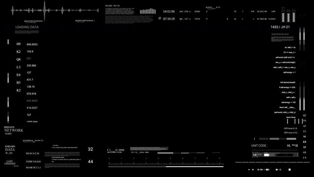 HUD Frame Viewfinder placeholder 2GFX Technology Sci Fi 2D texture.User Interface data display.HUD technological infographic elements.
