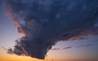 Fototapeta na wymiar Sky with dramatic clouds