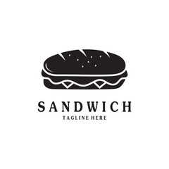 Sandwich Logo Template with Vector Concept