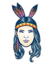 Native American women artwork