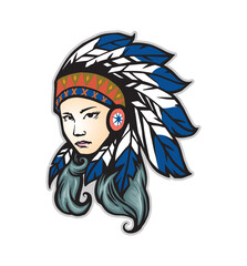 Native American women artwork