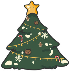 christmas tree and gifts
