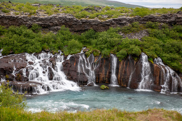 Iceland | Hraunfossar | Barnafoss