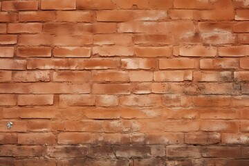 red brick wall background. Generative AI