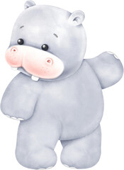 hippopotamus cartoon