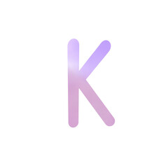 Alphabet letter K