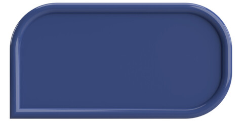 Price tag. Speech bubble. 3D illustration.