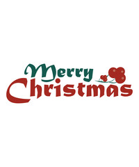 merry christmas text calligraphic lettering design