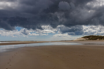 storm over the beach