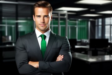 Fototapeta premium A Dapper Gentleman Captured in Timeless Style and Elegance