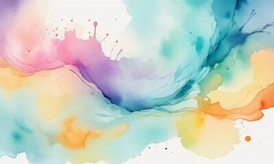 Light Watercolor Abstract Background.