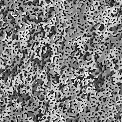 Full seamless gray camouflage texture pattern vector. Black white military textile fabric print. Army camo background. Usable for Jacket Pants Shirt and Shorts.