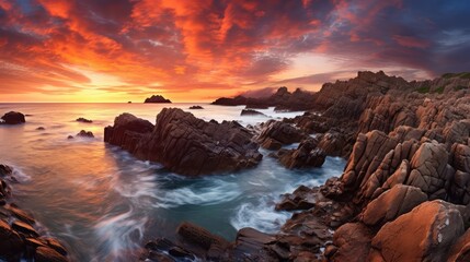 Obraz premium nature land rock light landscape illustration stone y, is design, sky travel nature land rock light landscape