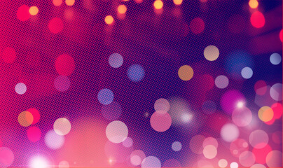 Colorful pink bokeh background with copy space for text or your images