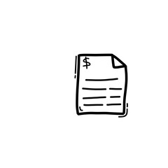 online shopping doodle