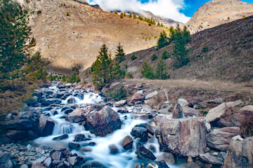 water in the mountains
