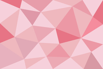 Pink light polygonal mosaic background for business banner design template